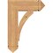 Ekena Millwork Thorton Arts & Crafts Smooth Bracket, Western Red Cedar, 5 1/2"W x 20"D x 28"H BKT06X20X28THR03SWR - alternate 4
